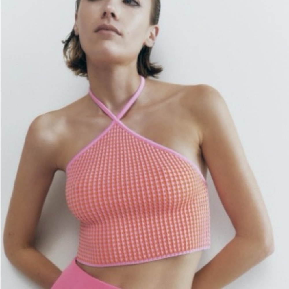 Zara Knit Tie top